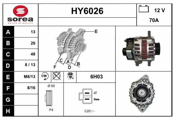 Alternator (HY6026)
