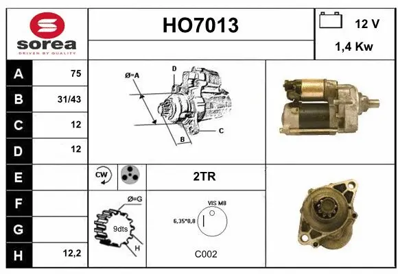 Starter (HO7013)
