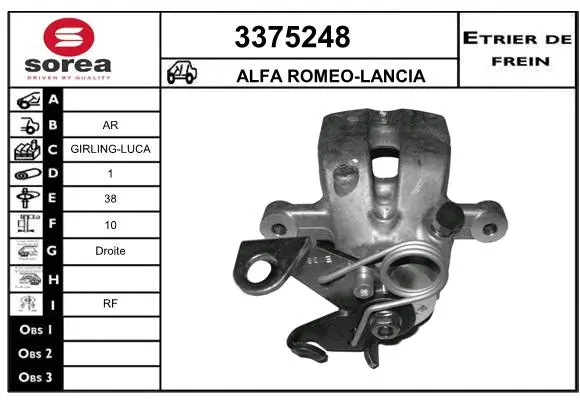 Brake Caliper (3375248)