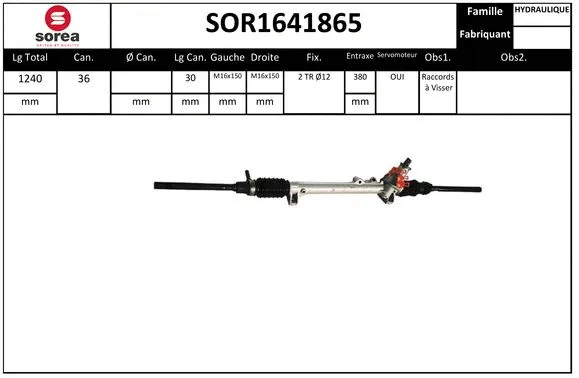 Steering Gear (SOR1641865)
