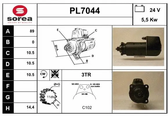 Starter (PL7044)