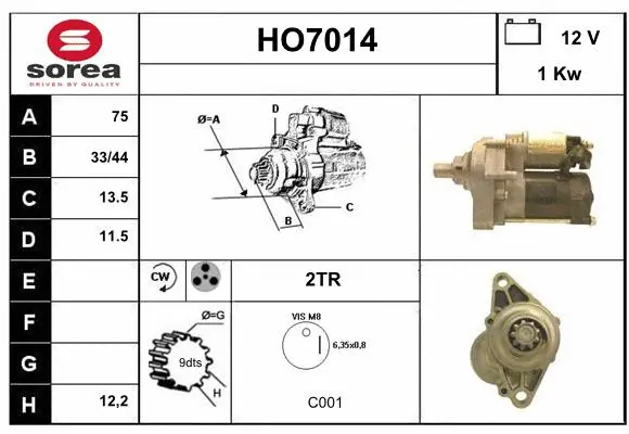 Starter (HO7014)