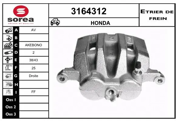 Brake Caliper (3164312)