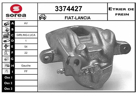 Brake Caliper (3374427)