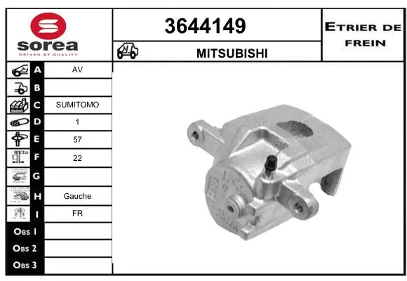 Brake Caliper (3644149)