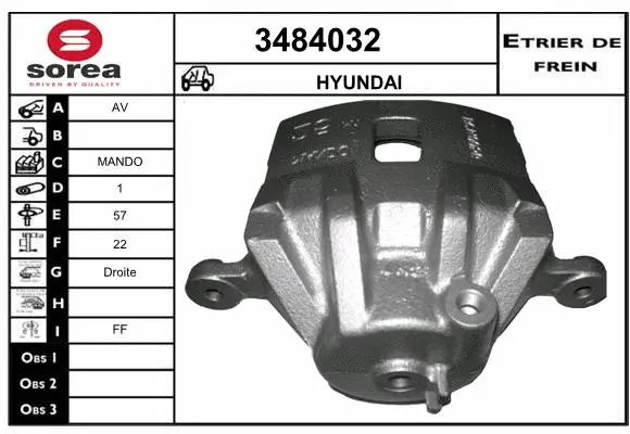 Brake Caliper (3484032)