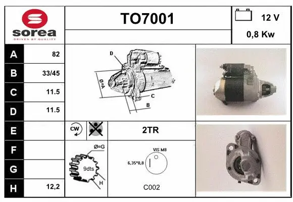 Starter (TO7001)