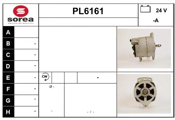 Alternator (PL6161)