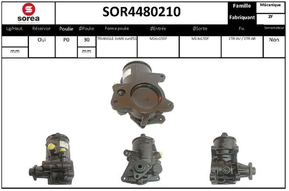 Hydraulic Pump, steering (SOR4480210)