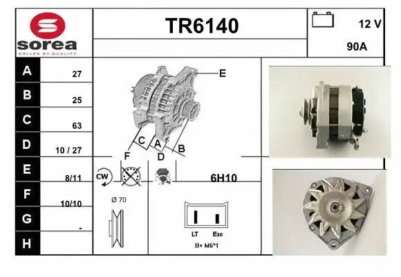 Alternator (TR6140)