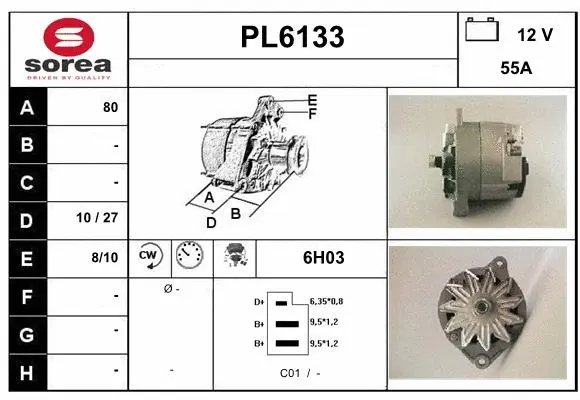 Alternator (PL6133)