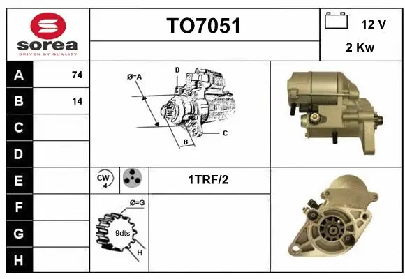 Starter (TO7051)