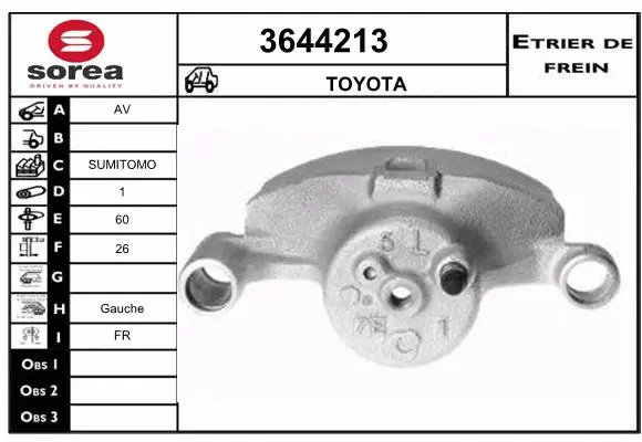 Brake Caliper (3644213)