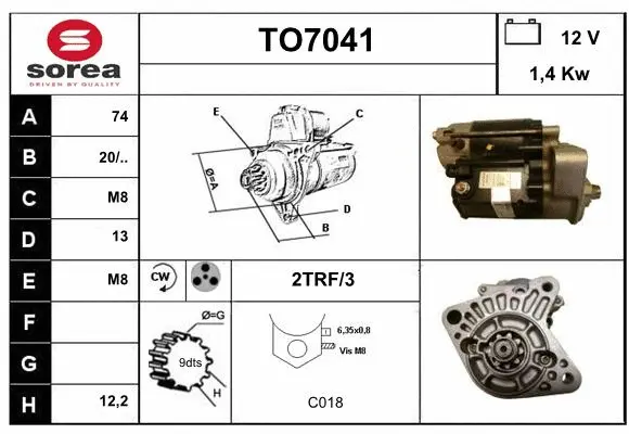 Starter (TO7041)