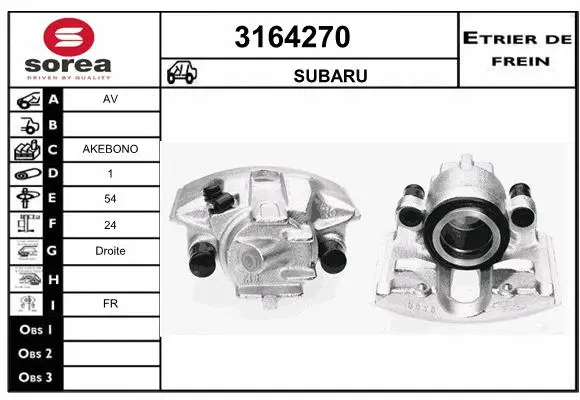 Brake Caliper (3164270)