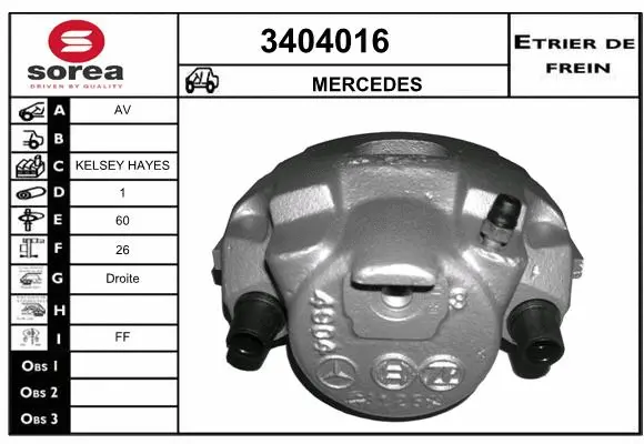Brake Caliper (3404016)