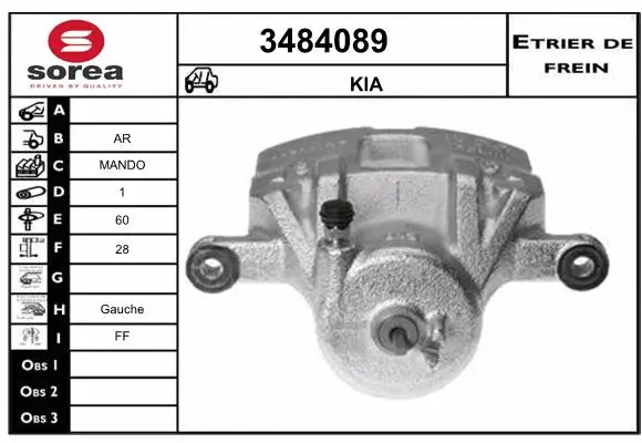 Brake Caliper (3484089)