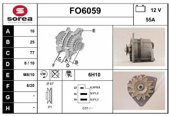 Alternator (FO6059)