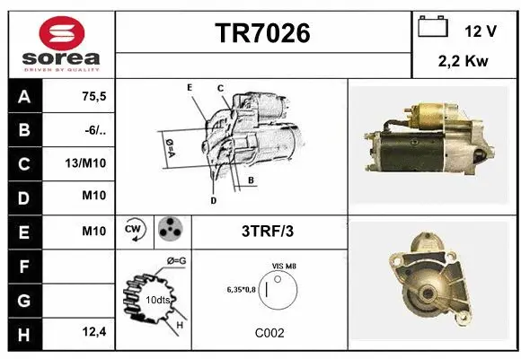 Starter (TR7026)