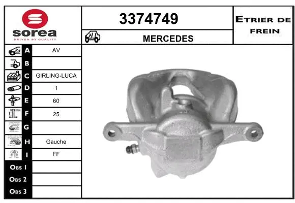 Brake Caliper (3374749)
