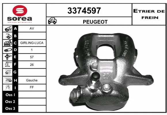Brake Caliper (3374597)