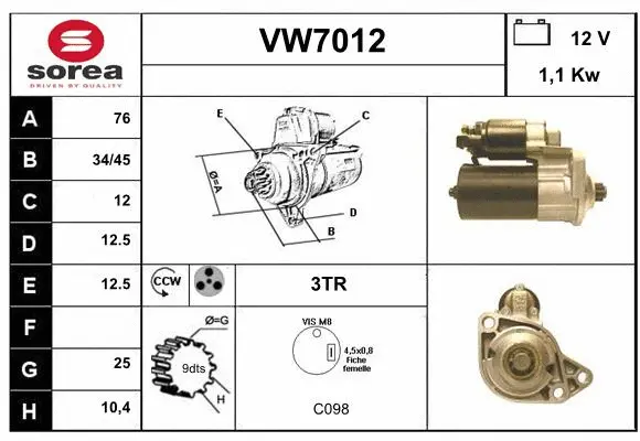 Starter (VW7012)