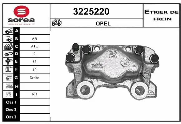 Brake Caliper (3225220)