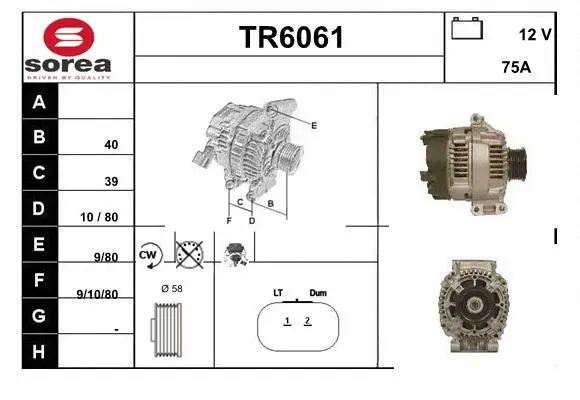 Alternator (TR6061)