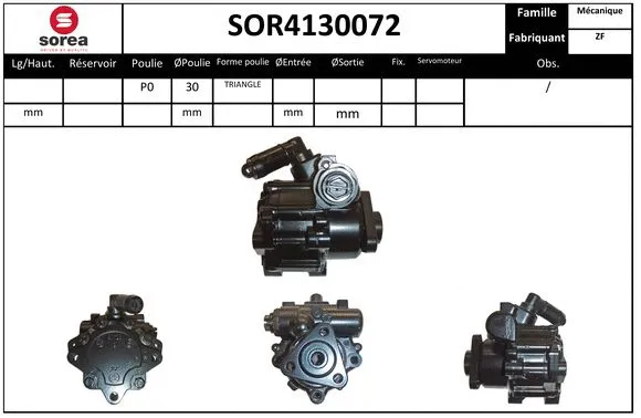 Hydraulic Pump, steering (SOR4130072)