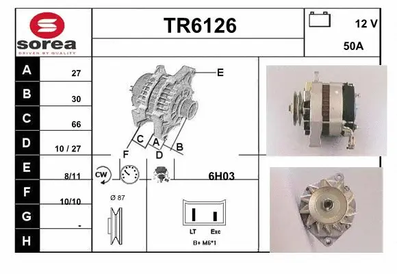 Alternator (TR6126)