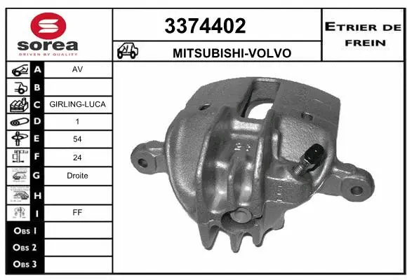 Brake Caliper (3374402)