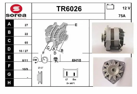 Alternator (TR6026)