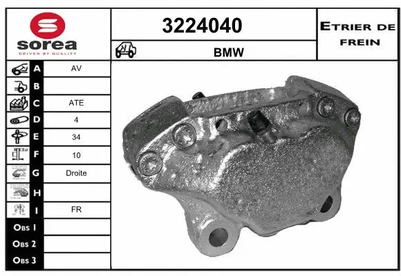 Brake Caliper (3224040)