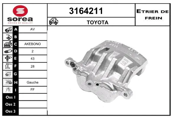 Brake Caliper (3164211)