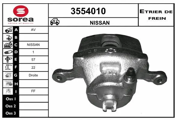 Brake Caliper (3554010)