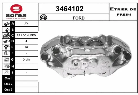 Brake Caliper (3464102)