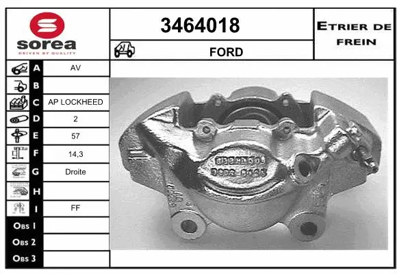 Brake Caliper (3464018)