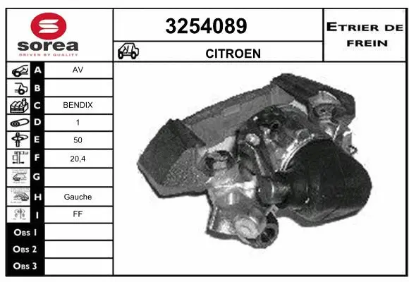 Brake Caliper (3254089)