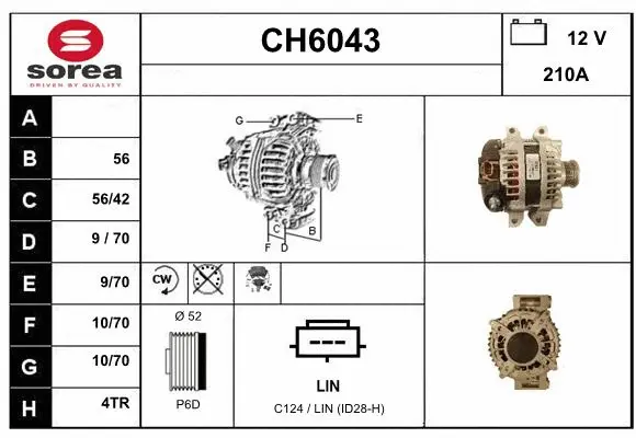 Alternator (CH6043)