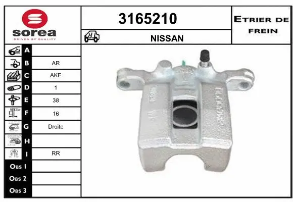 Brake Caliper (3165210)