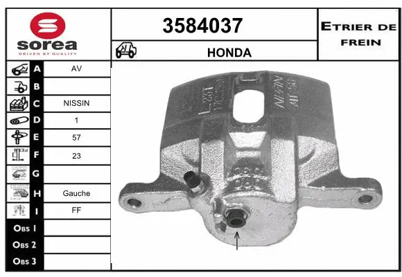 Brake Caliper (3584037)