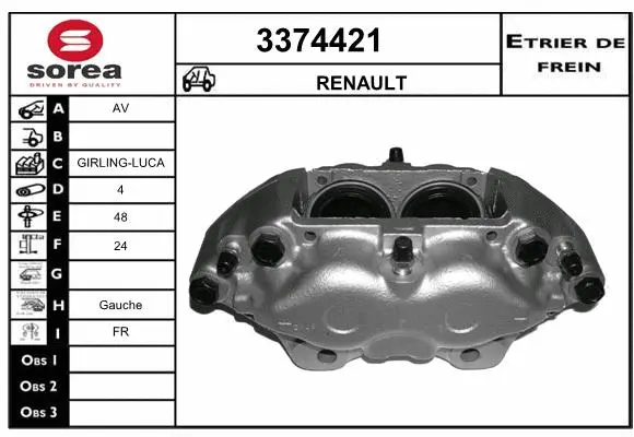 Brake Caliper (3374421)