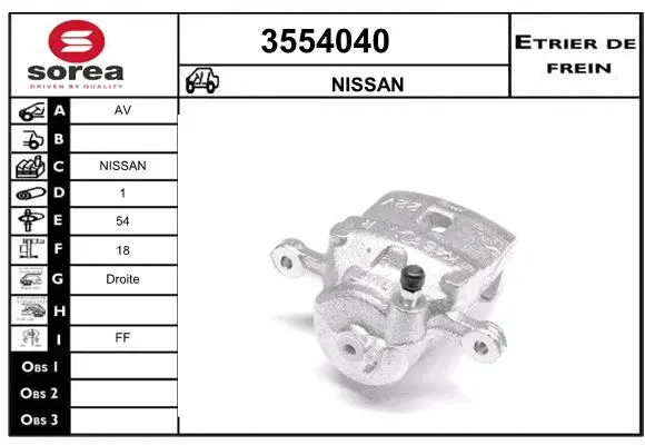 Brake Caliper (3554040)