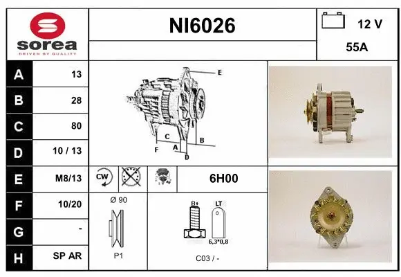 Alternator (NI6026)
