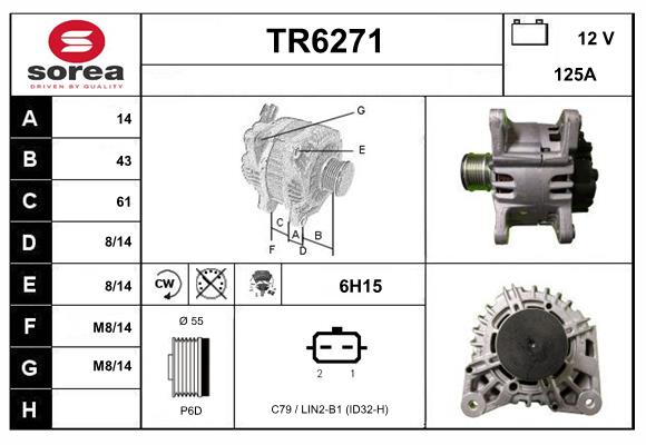 Alternator (TR6271)