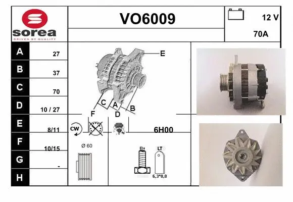 Alternator (VO6009)