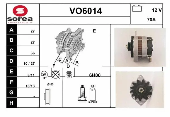 Alternator (VO6014)