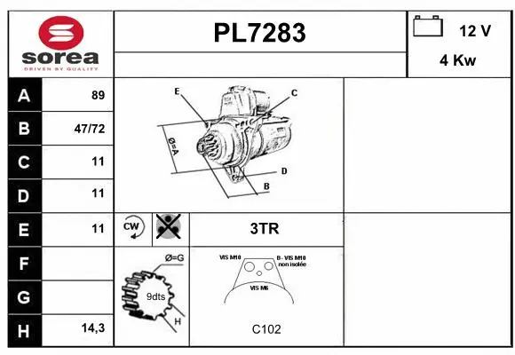 Starter (PL7283)
