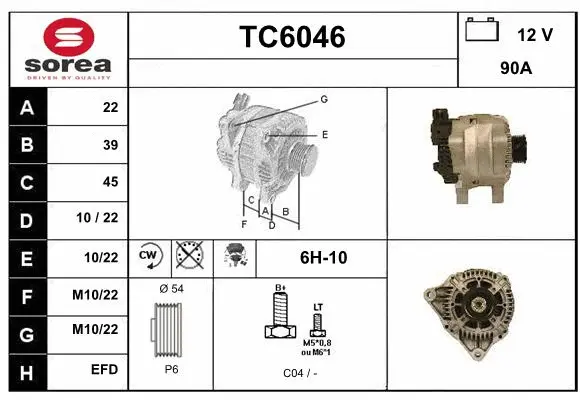 Alternator (TC6046)