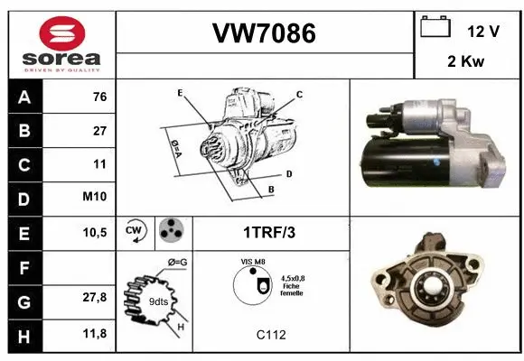 Starter (VW7086)
